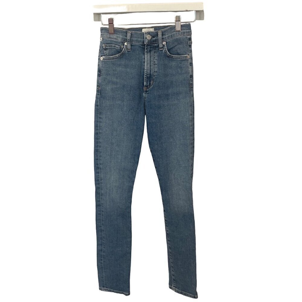 Citizens of Humanity Olivia Seam High Rise Slim Crop Denim Jeans size 24